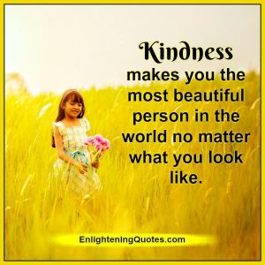 The most beautiful person in the world - Enlightening Quotes